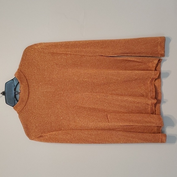 ST.JOHN Collection By Marie Gray Glitter Top Long Sleeve Sweater S - Picture 1 of 9